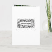 Maßgeschneiderte 50 & fabelhafte Rose Gold 50. Geb Einladung (Rückseite)