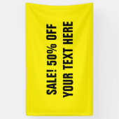 Maßgeschneiderte 50 PROCENT OFF Bannerzeichen für Banner (Vertikal)