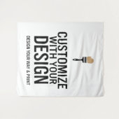 Maßgeschneiderte 68x80" Unternehmen Personalisiert Wandteppich (Vorderseite (Horizontal))