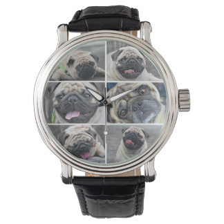 Maßgeschneiderte 6-Fotos-Armbanduhr für Hundefreun Armbanduhr
