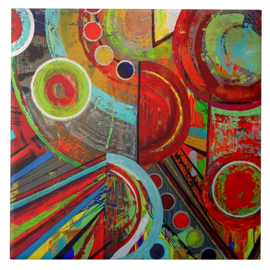 Maßgeschneiderte 6 x 6 Keramiken Tile Fliese (Vorderseite)