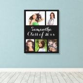 Maßgeschneiderte Abschluss FotoCollage Wrapped Can Leinwanddruck (Insitu (Holzboden))