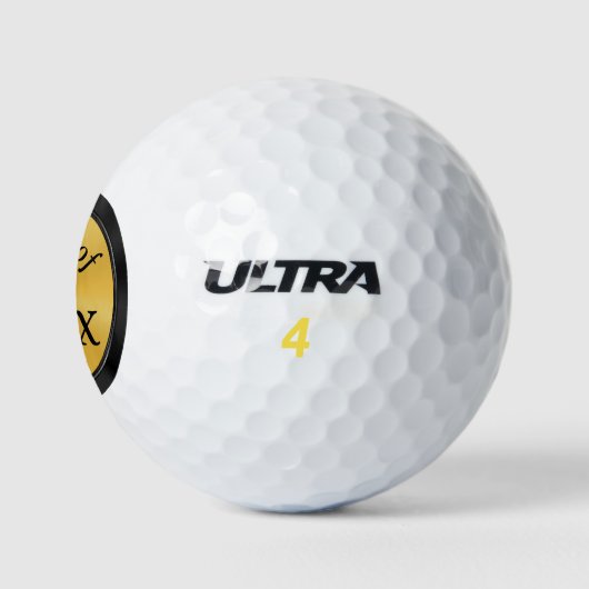Maßgeschneiderte Abschluss-Golfbälle mit Ihrem Tex Golfball (Logo)