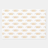 Maßgeschneiderte Abschluss-Klasse Geschenkpapier Set (Vorderseite 3)