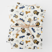 Maßgeschneiderte Abschluss-Klasse Geschenkpapier Set (Beispiel)