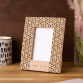 Maßgeschneiderte Abstrakte Holzrahmen Geätzte Rahmen (Linke Ecke)