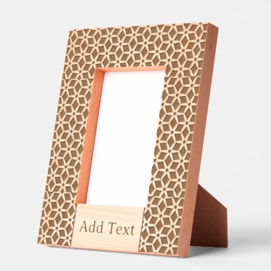 Maßgeschneiderte Abstrakte Holzrahmen Geätzte Rahmen (Links)