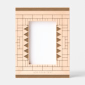 Maßgeschneiderte Abstrakte Holzrahmen Geätzte Rahmen (Vorderseite)