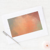 Maßgeschneiderte Abstrakte Kunst Moderne leere Vor Rechteckiger Aufkleber (Umschlag)