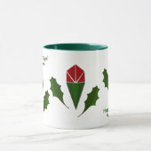 Maßgeschneiderte Abstrakte Rote Rosen, Heilige Fei Tasse (Zentrum)