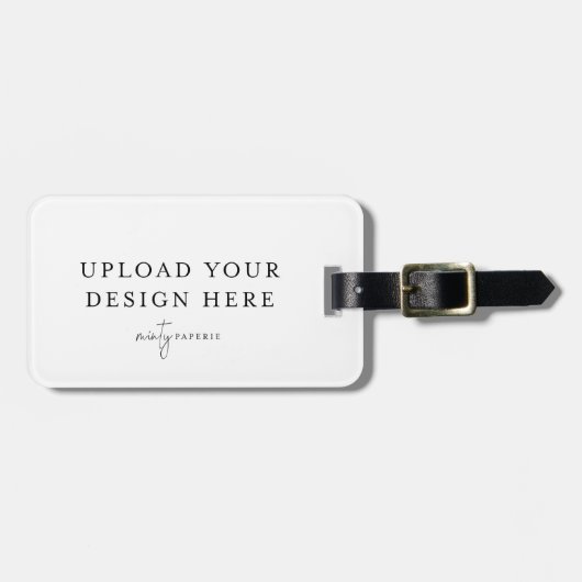 Maßgeschneiderte AcrylGepäckmarke (Landschaft) Gepäckanhänger (Vorderseite horizontal)