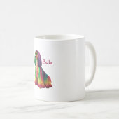 Maßgeschneiderte afghanische Hunde-Tasse Kaffeetasse (VorderseiteRechts)