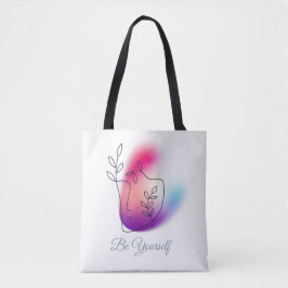 Maßgeschneiderte All-Over-Print-Tasche "Be Yoursel Tasche