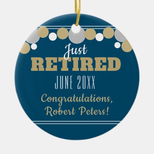 Maßgeschneiderte Altersstruktur Keramik Ornament (Vorne)