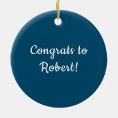 Maßgeschneiderte Altersstruktur Keramik Ornament (Hinten)