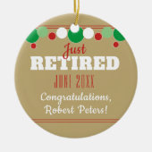 Maßgeschneiderte Altersstruktur Keramik Ornament (Vorne)