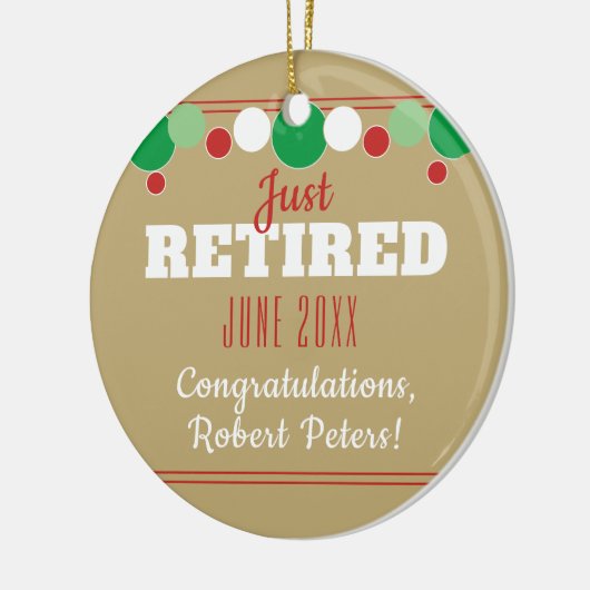 Maßgeschneiderte Altersstruktur Keramik Ornament (Links)