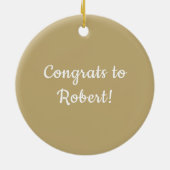 Maßgeschneiderte Altersstruktur Keramik Ornament (Hinten)