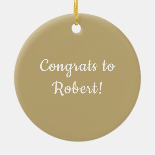 Maßgeschneiderte Altersstruktur Keramik Ornament (Hinten)