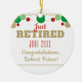 Maßgeschneiderte Altersstruktur Keramik Ornament (Vorne)