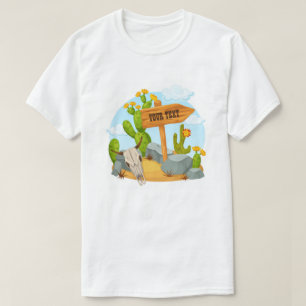 Maßgeschneiderte amerikanische Südwestwüstenszene T-Shirt