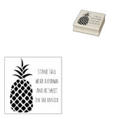 Maßgeschneiderte Ananas-Ständer Hoch Tragen Sie ei Gummistempel (Stempel)