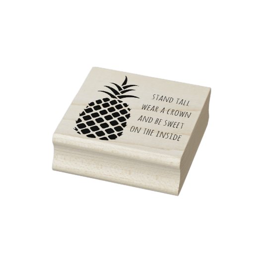 Maßgeschneiderte Ananas-Ständer Hoch Tragen Sie ei Gummistempel (Stempel)