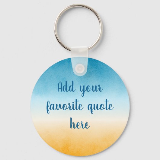 Maßgeschneiderte Angebotslandschaft Gradient Paint Schlüsselanhänger (Vorderseite)