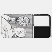 Maßgeschneiderte antike Videotelefon-Fall Samsung Galaxy Hülle (Linke Seite)