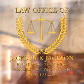 Maßgeschneiderte Anwaltskanzlei für die detaillier Fensteraufkleber (Blatt 2)