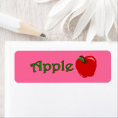 Maßgeschneiderte Apple Bakery Labels (Insitu)