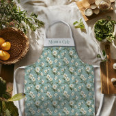 Maßgeschneiderte Aquamarine und weiße Schürze