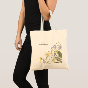Maßgeschneiderte Aquarellfarben Lilac Tragetasche