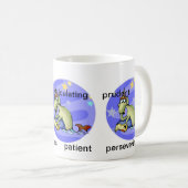 Maßgeschneiderte Aquarius-Eigenschaften Niedlicher Kaffeetasse (VorderseiteRechts)