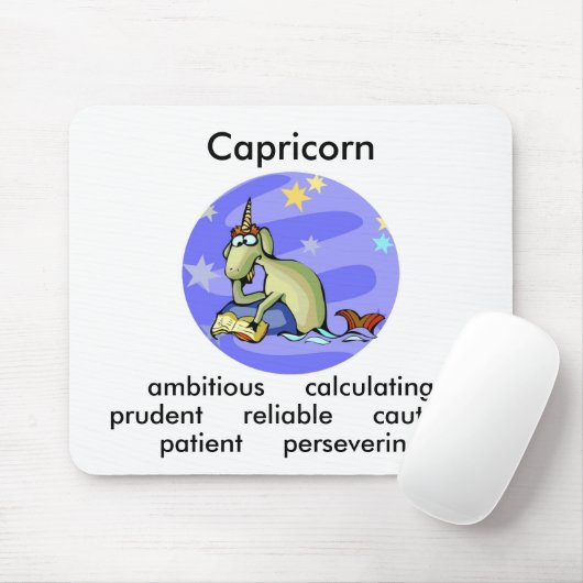 Maßgeschneiderte Aquarius-Eigenschaften Niedlicher Mousepad (Mit Mouse)