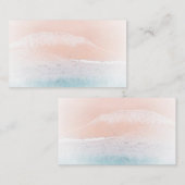 Maßgeschneiderte Art von Küstengewässern Mitteilungskarte (Vorne/Hinten)