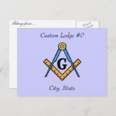 Maßgeschneiderte asonische Postkarte (Vorne/Hinten)