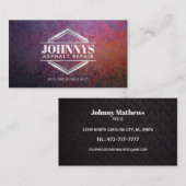 Maßgeschneiderte Asphaltreparaturkarten Visitenkarte (Vorne/Hinten)