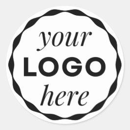Maßgeschneiderte Aufkleber für das Logo