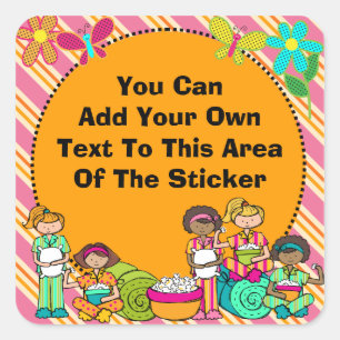 Maßgeschneiderte Aufkleber für das Party von Slumm