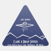 Maßgeschneiderte Aufkleber für den Umschlag (Vorderseite)