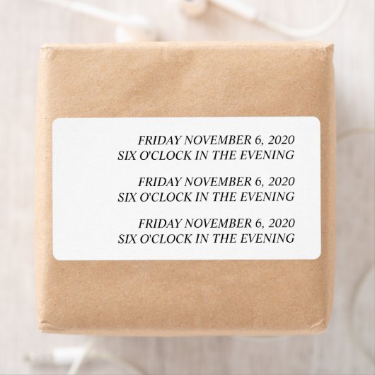 Maßgeschneiderte Aufkleber für "neues Datum" für M (Insitu)