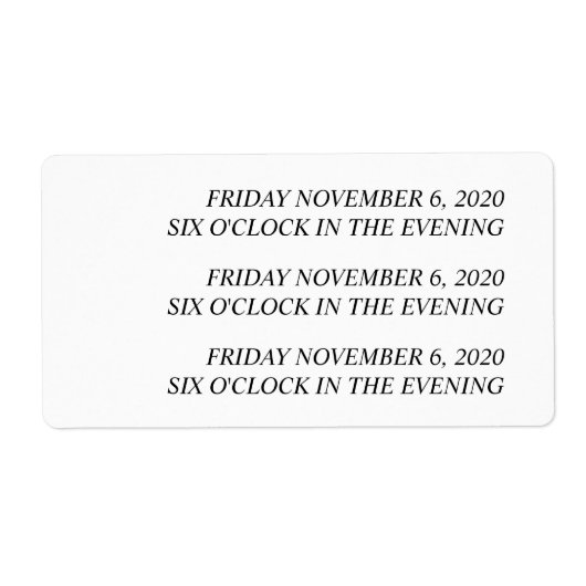 Maßgeschneiderte Aufkleber für "neues Datum" für M (Vorne)