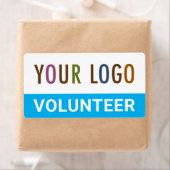 Maßgeschneiderte Aufkleber mit Logo-Blau (Insitu)