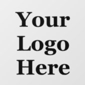 Maßgeschneiderte Ausschneidung für Ihr Logo hier t Fensteraufkleber (Blatt)