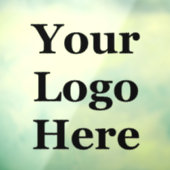 Maßgeschneiderte Ausschneidung für Ihr Logo hier t Fensteraufkleber (Blatt 3)