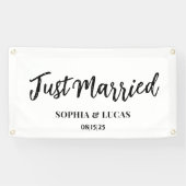 Maßgeschneiderte Autodekoration Nur verheiratetes Banner (Horizontal)
