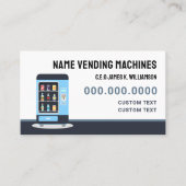 Maßgeschneiderte Automaten Visitenkarte (Vorderseite)