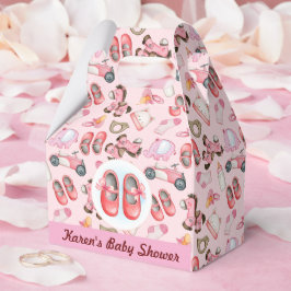 Maßgeschneiderte Baby-Girl-Dusche Geschenkschachtel