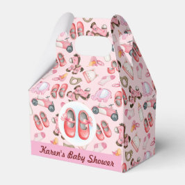 Maßgeschneiderte Baby-Girl-Dusche Geschenkschachtel